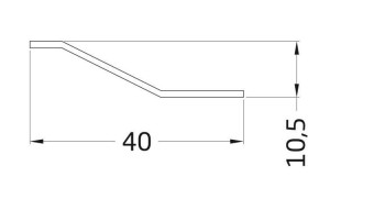 TAPAJUNTAS CERAMICA ALUMINIO PLATA ADHESIVO 4-985 AMIG