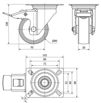 PORTABROCAS SUJECION RAPIDA 13 MM. 1/2" KWB