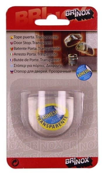 TOPE ADHESIVO B90220H OVALADO METACRILATO TRANSPARENTE BRINOX