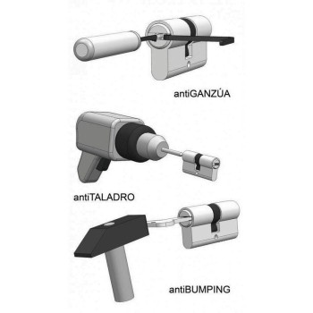 CILINDRO MCM NIQUEL SEGURIDAD