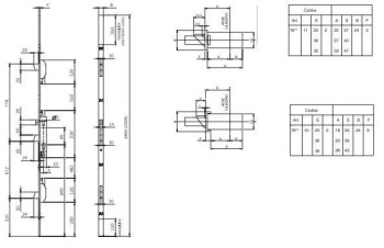 CERRADURA ISEO TRES PUNTOS C/METAL 785111 F/INOX.