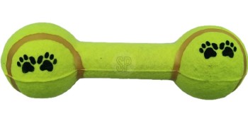 JUGUETE PARA PERRO DOGS COLLECTION HUESO-PELOTA TENIS