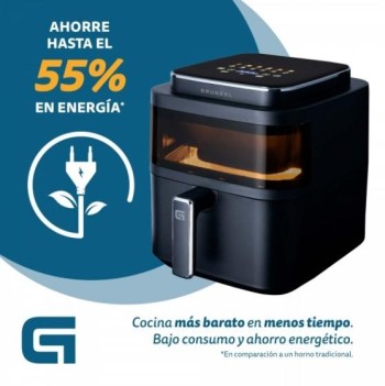 FREIDORA AIRE CALIENTE GRUNKEL NEGRA 6'0 LTS. 1400W.