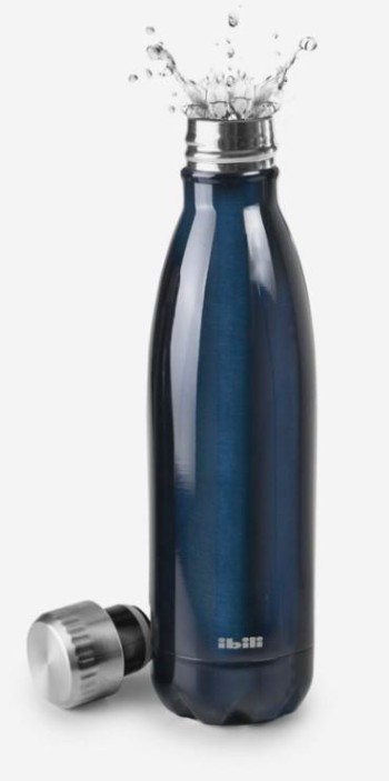 BOTELLA TERMO IBILI DOBLE PARED BLUE 500ML.