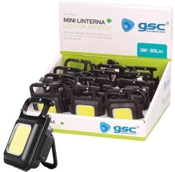 MINI LINTERNA GSC CON ABRIDOR 3W. 350LM