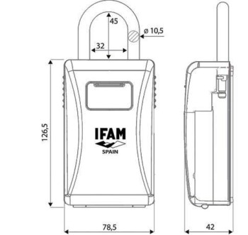 GUARDALLAVES IFAM CON ARCO COMBINACION