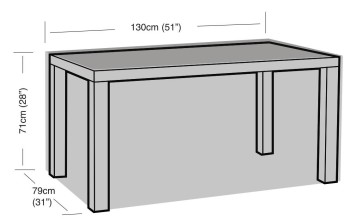 FUNDA BIKAIN PREMIUM PARA MESA 130X71X79CMS.