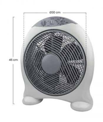 VENTILADOR RAYDAN HOME NEW BOX 30CMS. 50W.