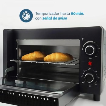 MINI HORNO-TOSTADOR GRUNKEL 10 LTS. 800W.