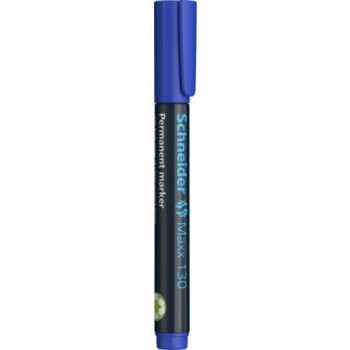 MARCADOR PERMANENTE SCHNEIDER PUNTA REDONDA AZUL 1-3MM.