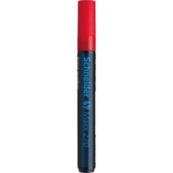 MARCADOR DE LACA SCHNEIDER TRAZO FUERTE ROJO 1-3MM.