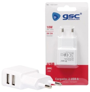 CARGADOR GSC 230V. A 2 USB