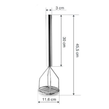 PRENSA PATATAS LACOR PROFESIONAL 45'5 CMS.