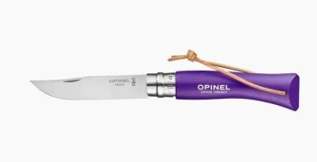 NAVAJA OPINEL INOXIDABLE Nº  7 MANGO PURPURA