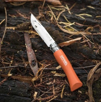 NAVAJA OPINEL INOXIDABLE Nº  7 MANGO NARANJA