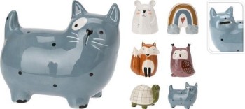 HUCHA KOOP CERAMICA ANIMALES