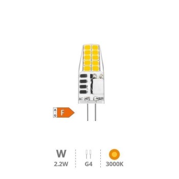 LED GSC G4 2'2W. 3000K 240 LUMENES (270º).