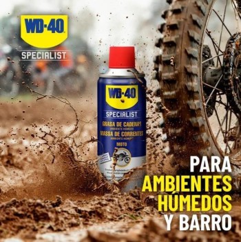 GRASA WD40 SPECIALIST MOTO CADENAS 400 ML.