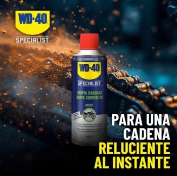 LIMPIA CADENAS WD40 SPECIALIST MOTO 400 ML.