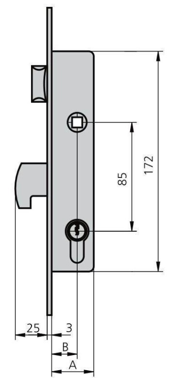 CERRADURA YALE Nº 56AP 70MM