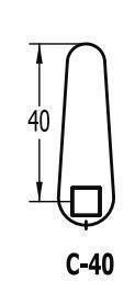 CERRADURA BUZON R-135 RECTA (CARTERO) AGA