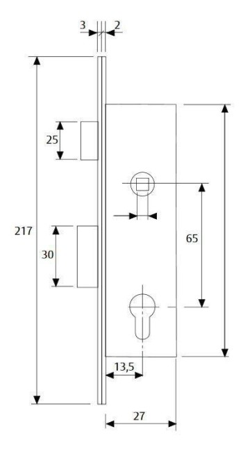 CERRADURA TESA 2200-15 HZ