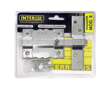 CERROJO INTERFER MODELO 8-87 DORADO