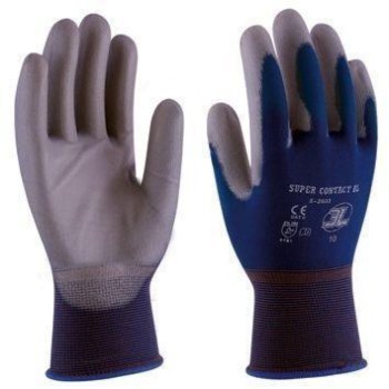 GUANTES POLIURETANO S-2003 AZUL (12U)