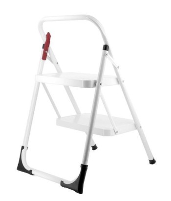 TABURETE ROLSER 2 PELDAÑOS M10 BLANCO