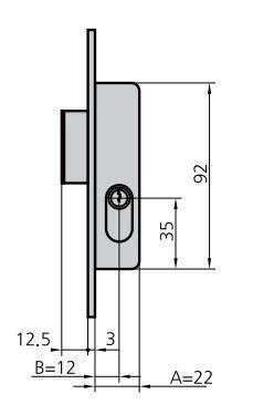 CERRADURA CVL 1963-A/5 C-L