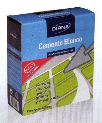 CEMENTO BLANCO DIRNA (1 KG.)