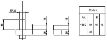 CERRADURA ISEO MODELO 495018450 DERECHA