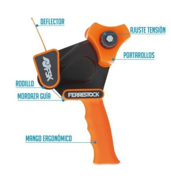 MAQUINA PRECINTAR FERRESTOCK PISTOLA NARANJA