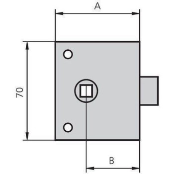 PICAPORTE CVL ESMALTADO 234-50-1