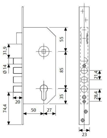 CUCHILLA KREATOR RASCAVIDRIOS METALICO  KRT000404