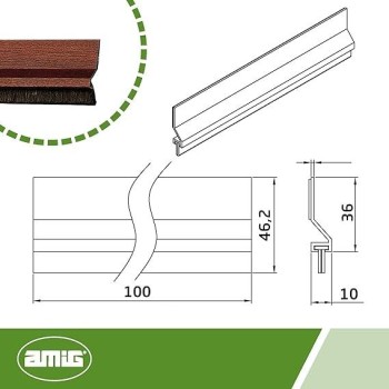 BURLETE AMIG ALUMINIO SAPELLI  82