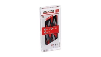 DESTORNILLADOR KREATOR KRT400001 (JGO 6 PZ.) SL/PH/PZ